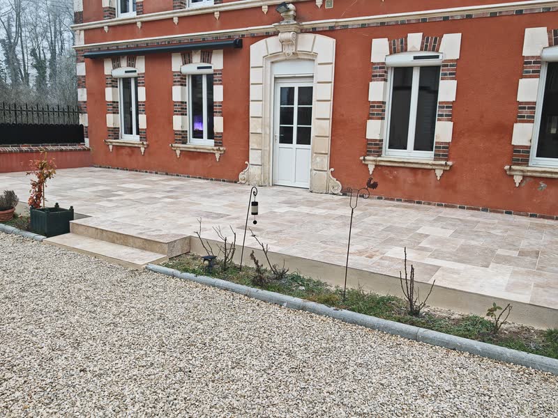 Terrasse d'une maison bourgeoise